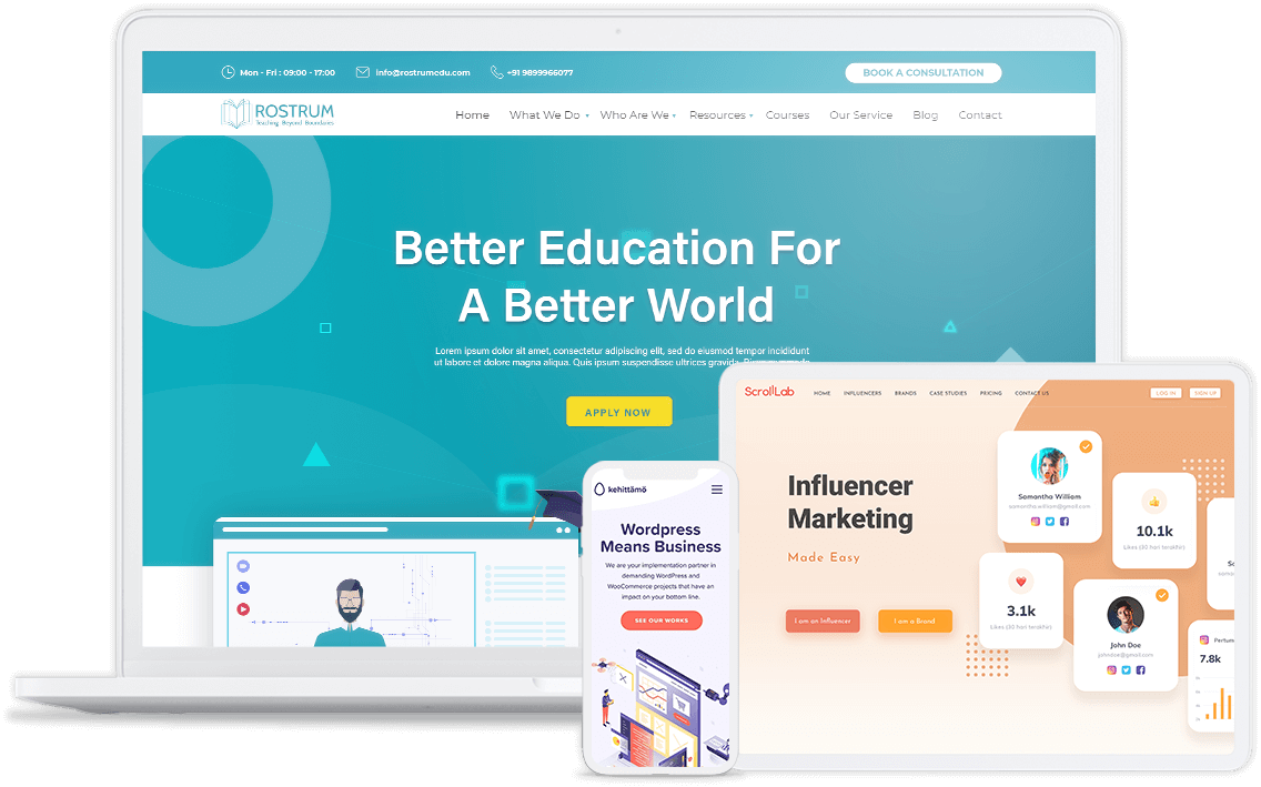 wordpress-html-website